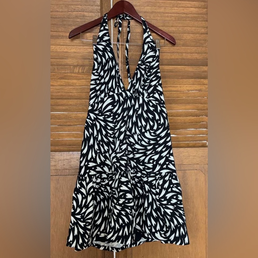 Free People Monochrome Floral Dress